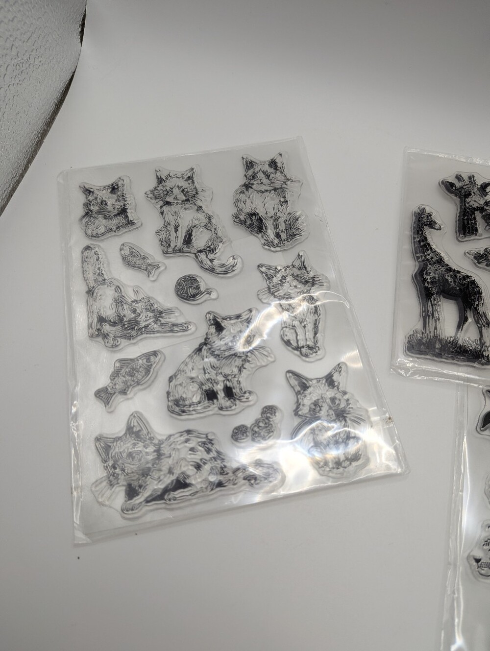 Lot of Clear silicon stamps Animal Crafts Cozy Journal Cards Cats Kittens - Picture 5 of 13